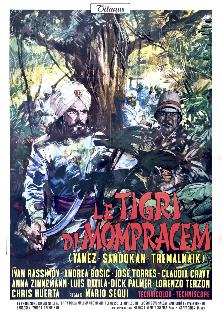 Le tigri di Mompracem - Manifesto 1