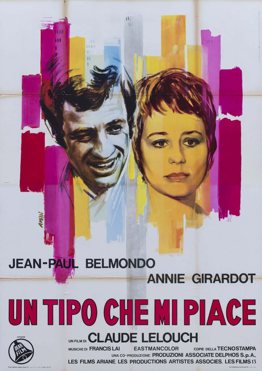 Poster 2 for the film Love Is a Funny Thing (1969), painted by Agatino Avelli