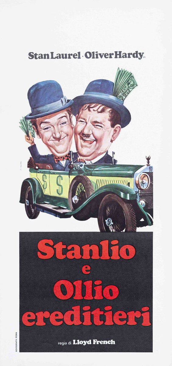 Stanlio e Ollio ereditieri - Lobby Card 1