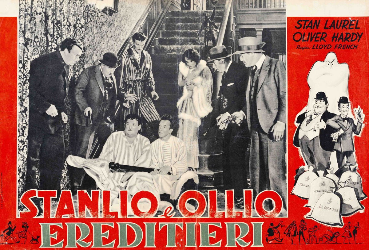 Stanlio e Ollio ereditieri - Fotobusta 1