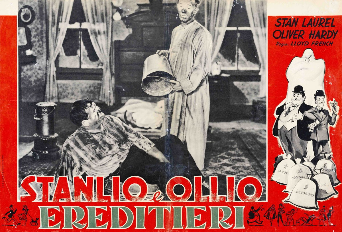 Lobby Card 2 for the film Stanlio e Ollio ereditieri (1966)