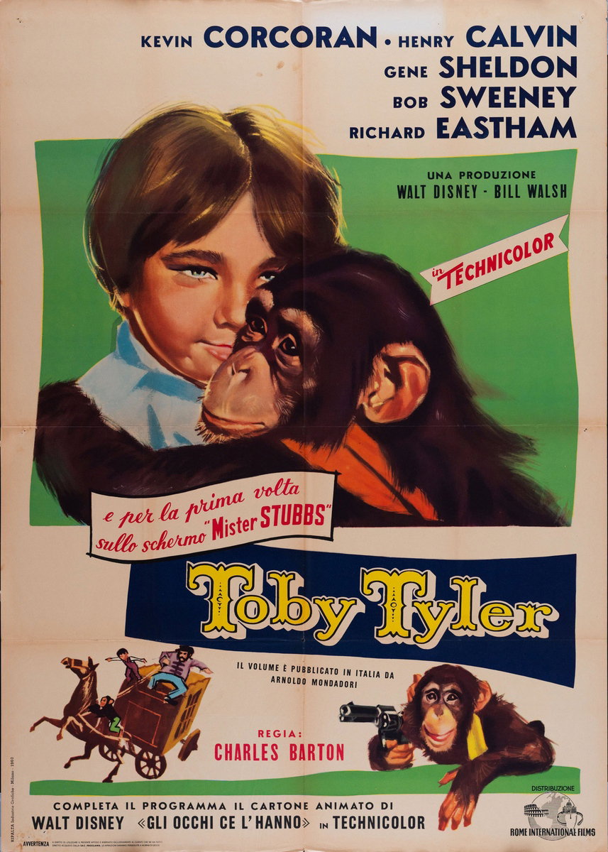 Manifesto 2 per il film Toby Tyler (1960)