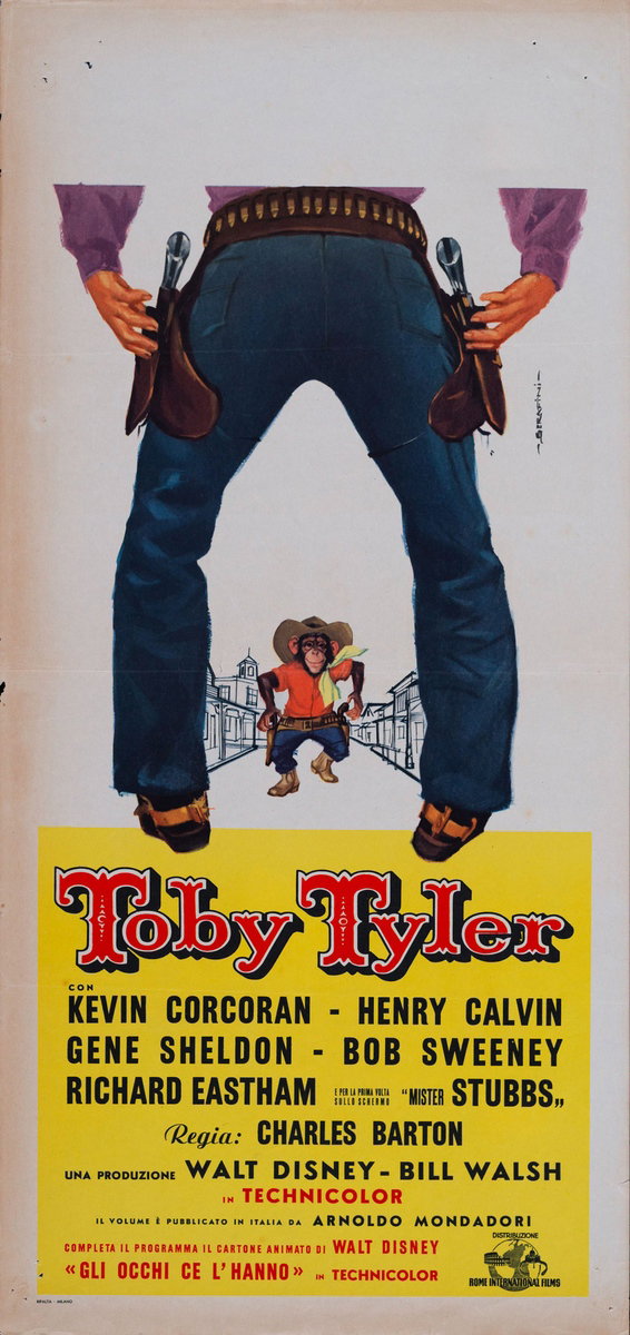 Locandina 2 per il film Toby Tyler (1960), dipinto da Adelchi Serafini