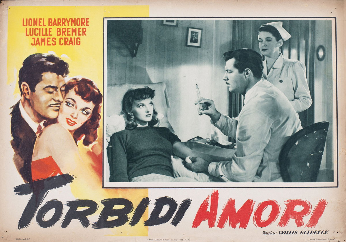 Fotobusta 2 per il film Torbidi amori (1947)