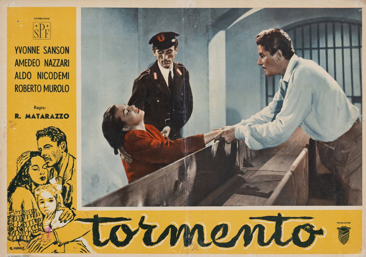 Fotobusta 3 per il film Tormento (1950)