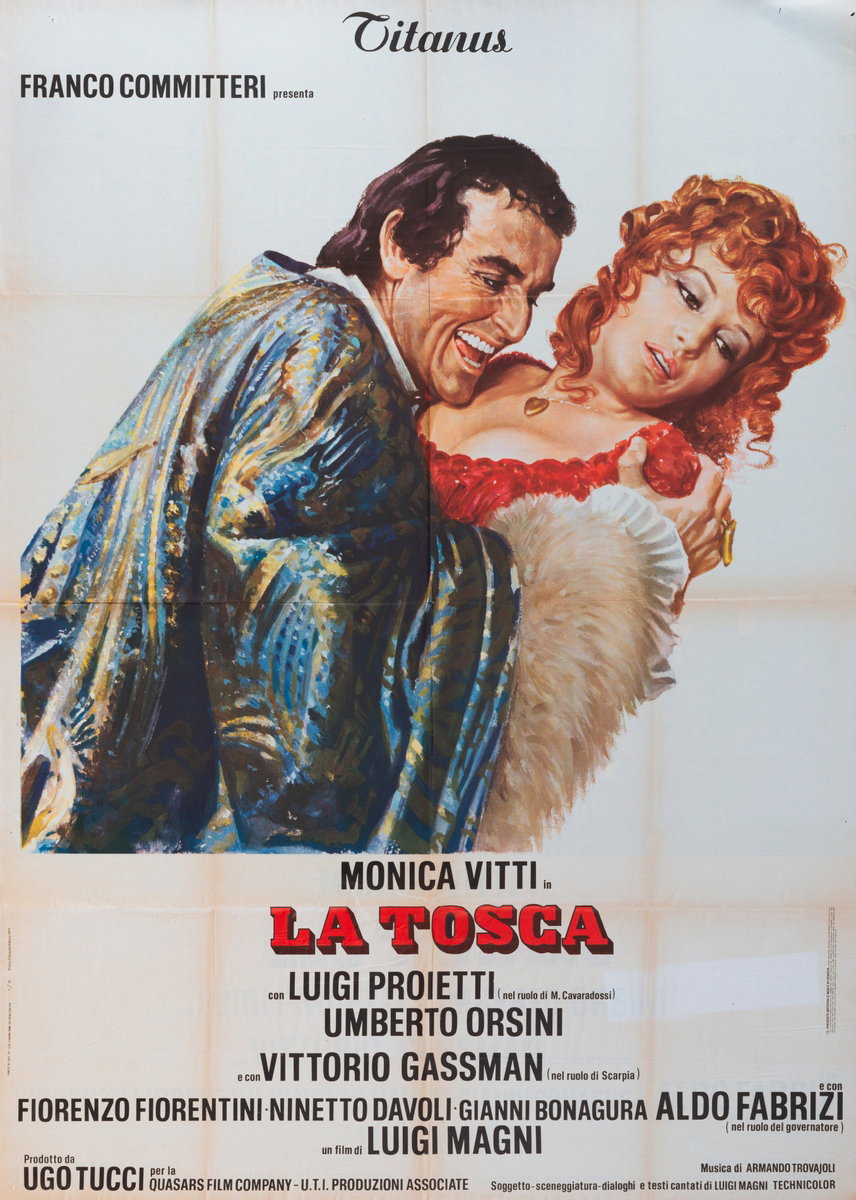 Manifesto 2 per il film La Tosca (1973)