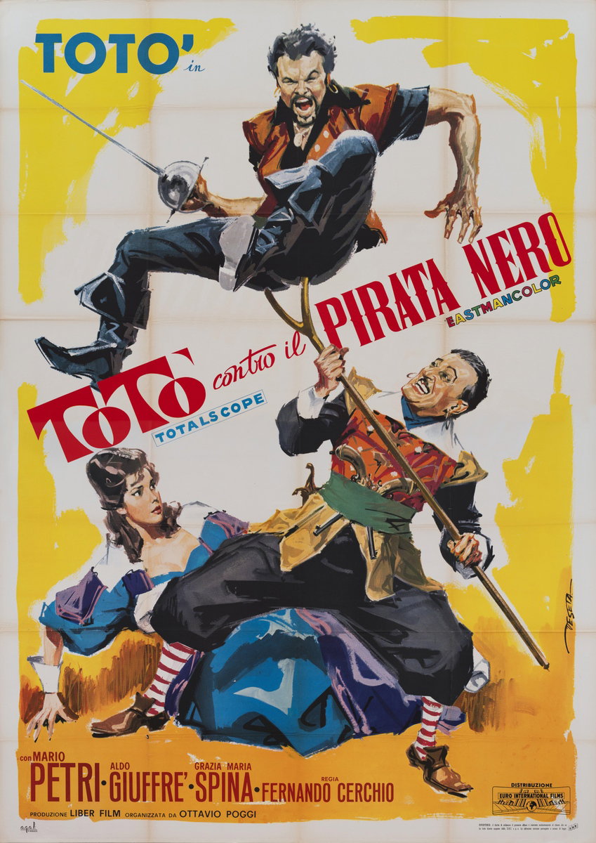 Totò contro il pirata nero - Manifesto 2