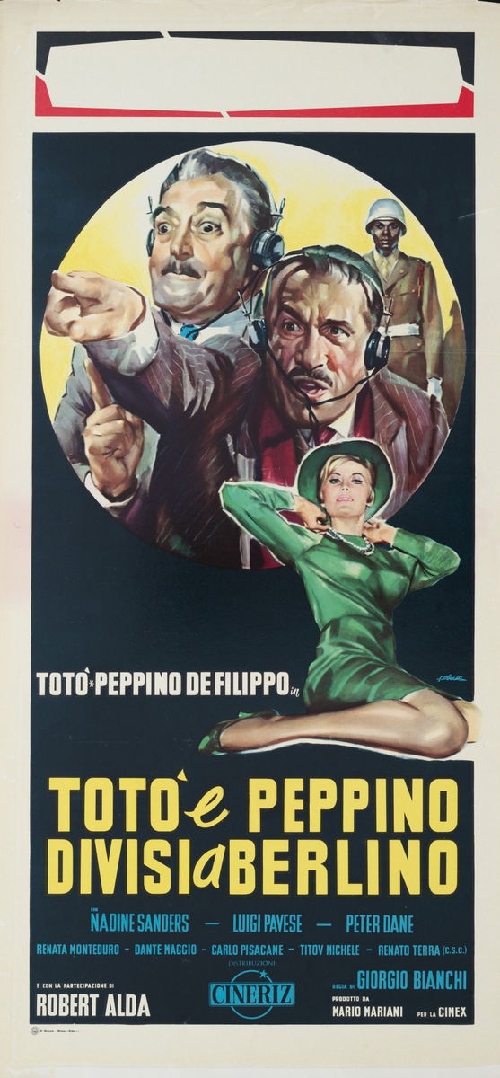 Toto and Peppino Divided in Berlin - Lobby Card 1