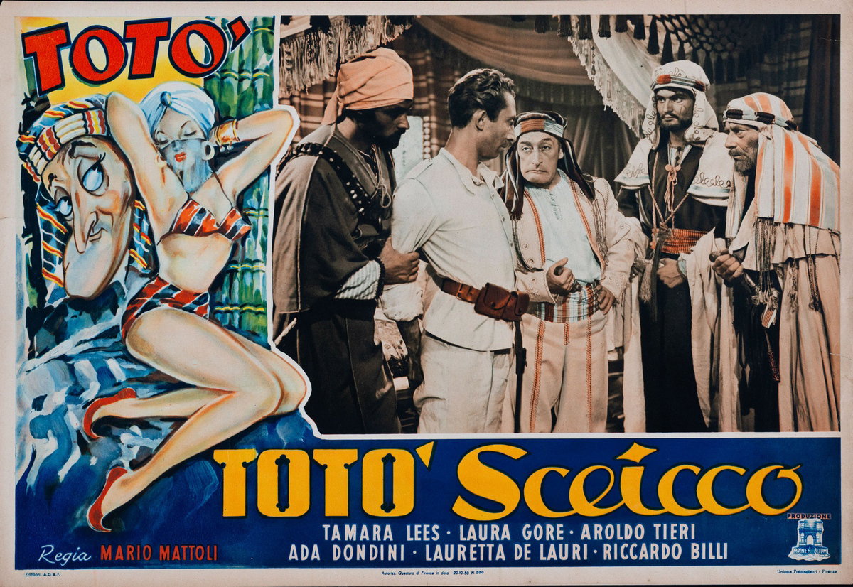 Fotobusta 3 per il film Totò sceicco (1950)