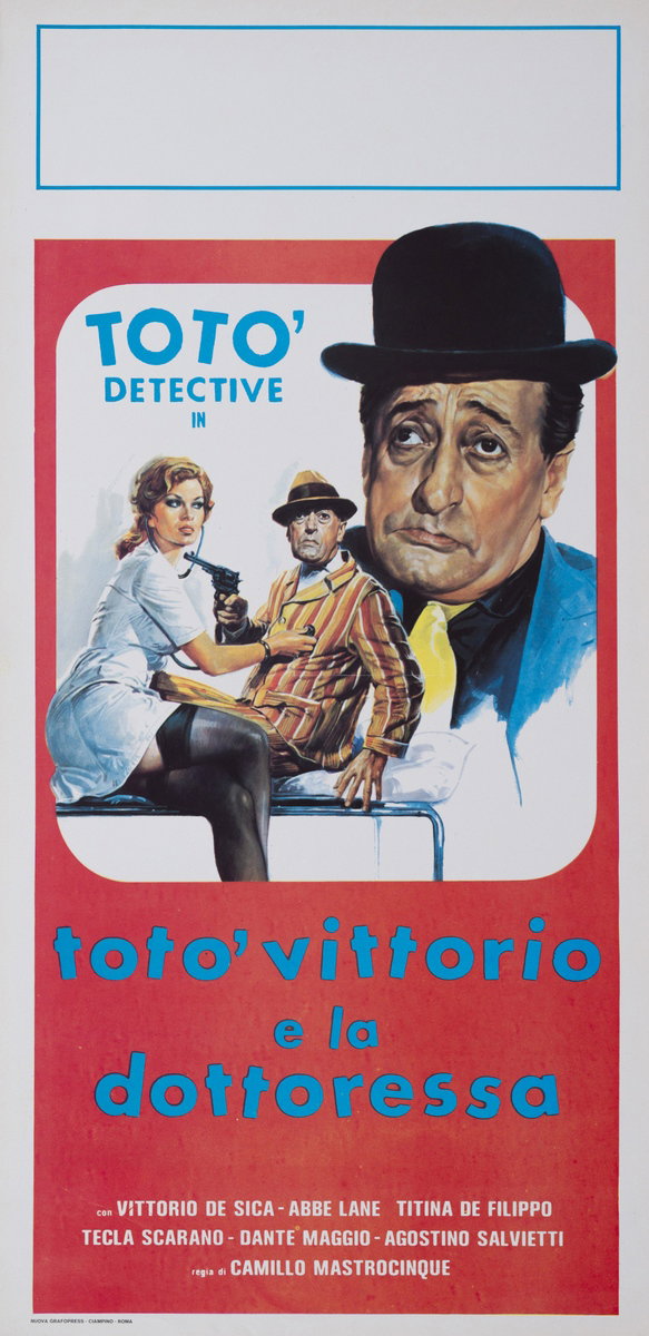 Locandina 2 for the film Totò, Vittorio and the Doctor (1957)