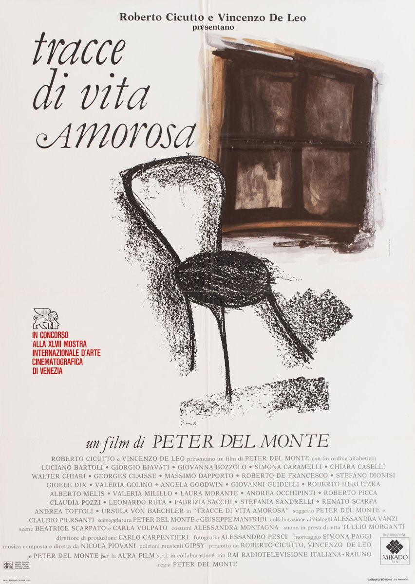 Tracce di vita amorosa - Manifesto 1