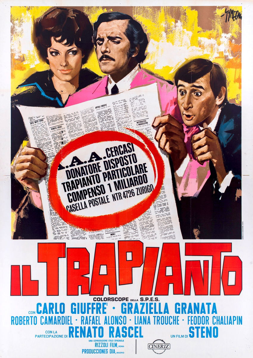 Il trapianto - Manifesto 1