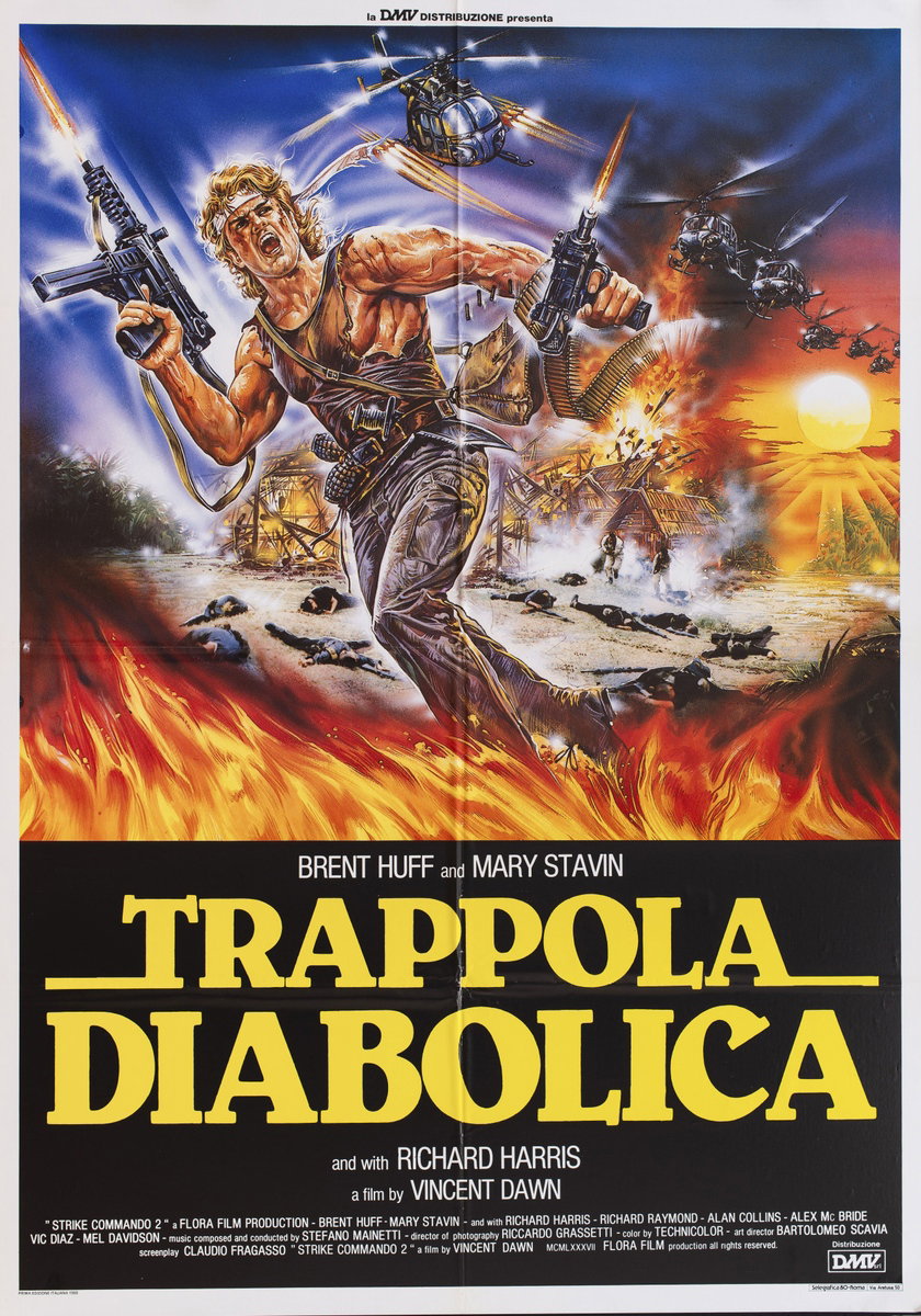 Poster 2 for the film Strike Commando 2 (1988)