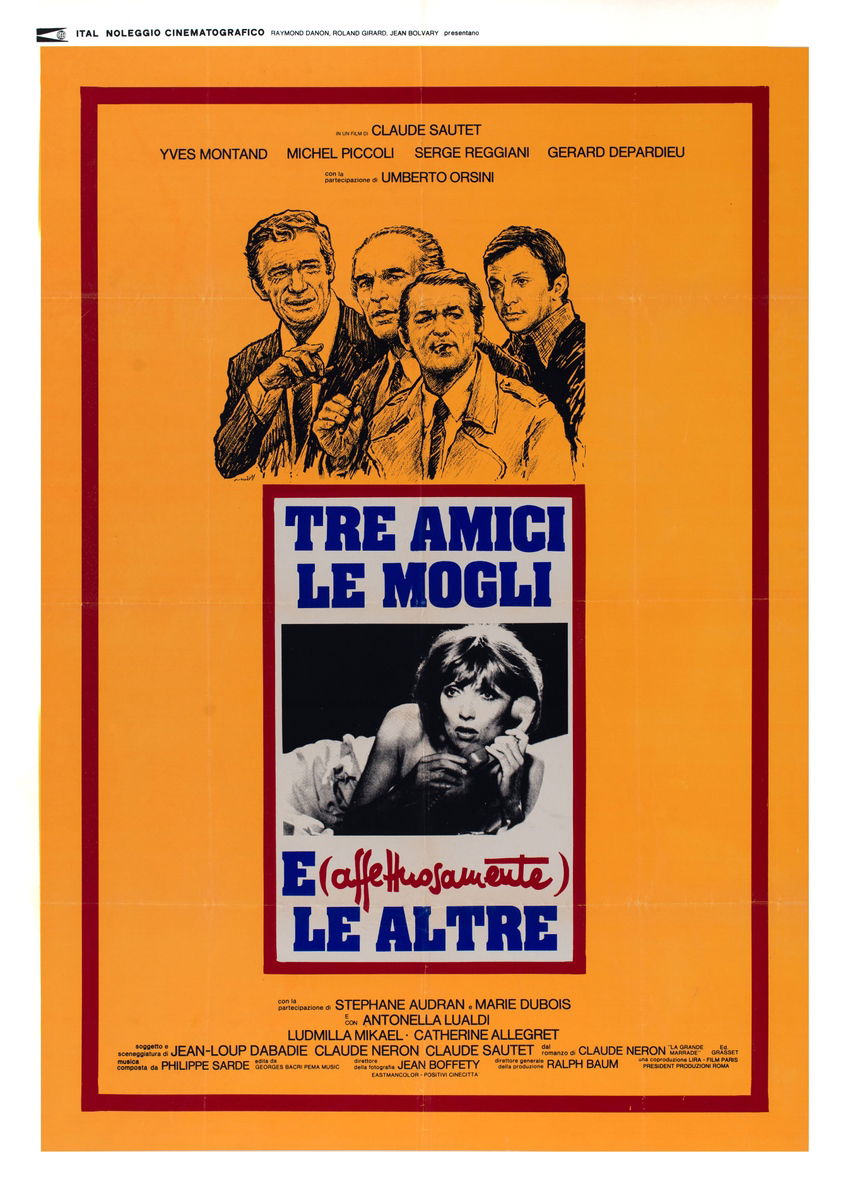 Tre amici, le mogli e (affettuosamente) le altre - Manifesto 1