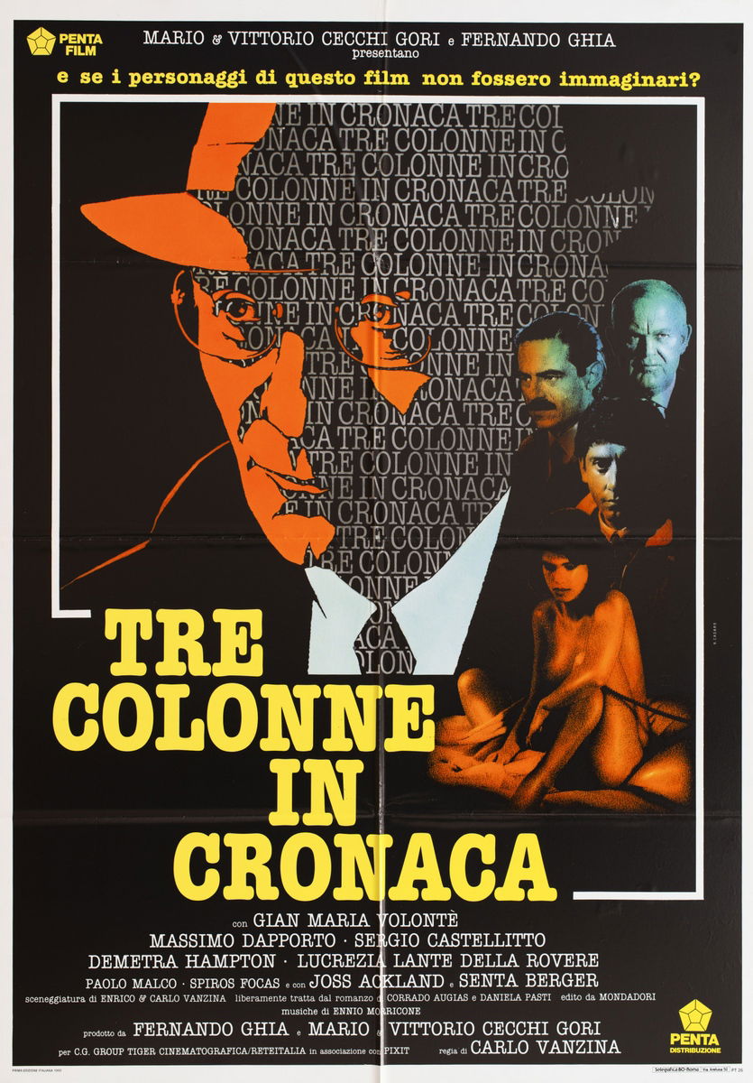 Tre colonne in cronaca - Manifesto 1