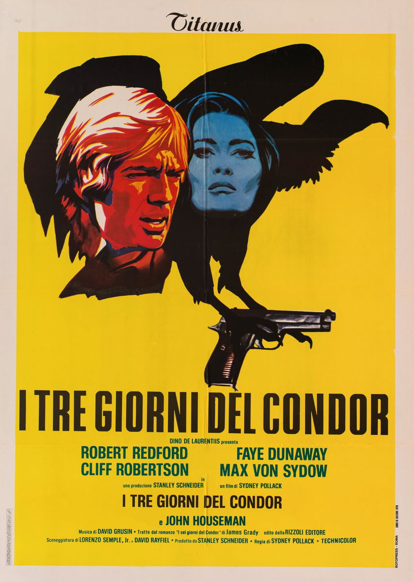 I tre giorni del Condor - Manifesto 1