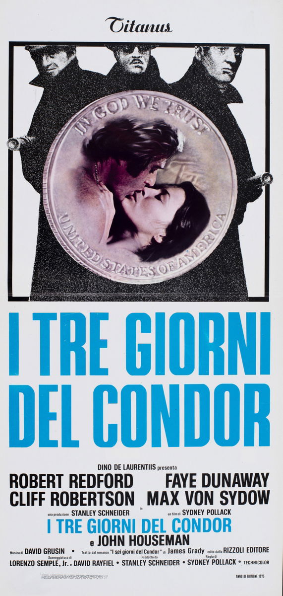 Three Days of the Condor - Lobby Card 1