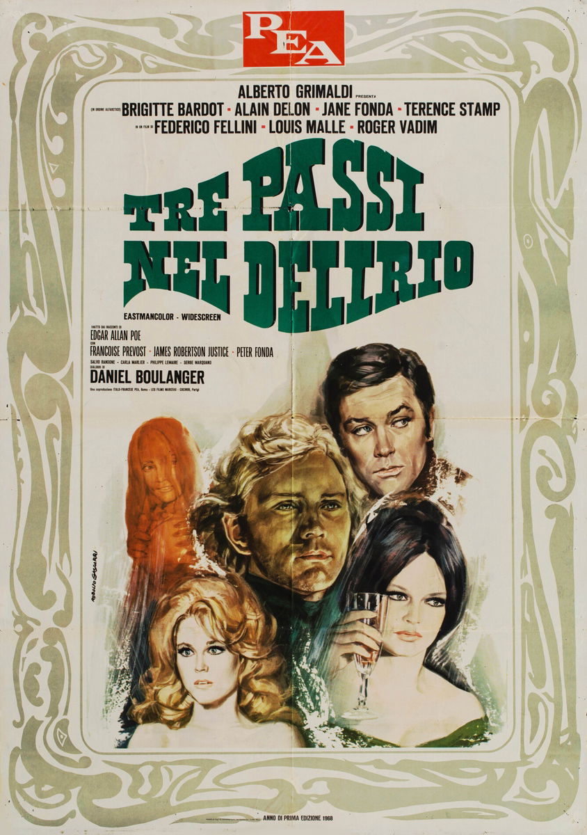 Tre passi nel delirio - Manifesto 1