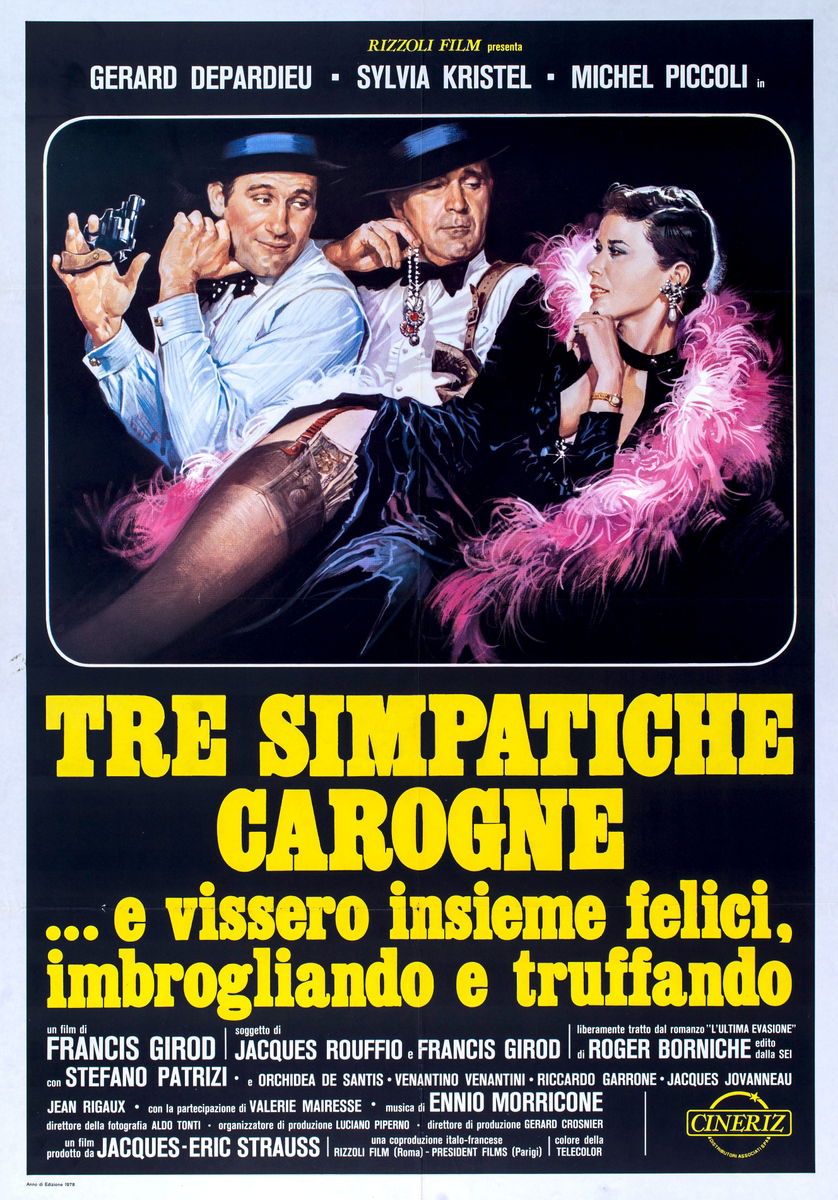 Tre simpatiche carogne - Manifesto 1