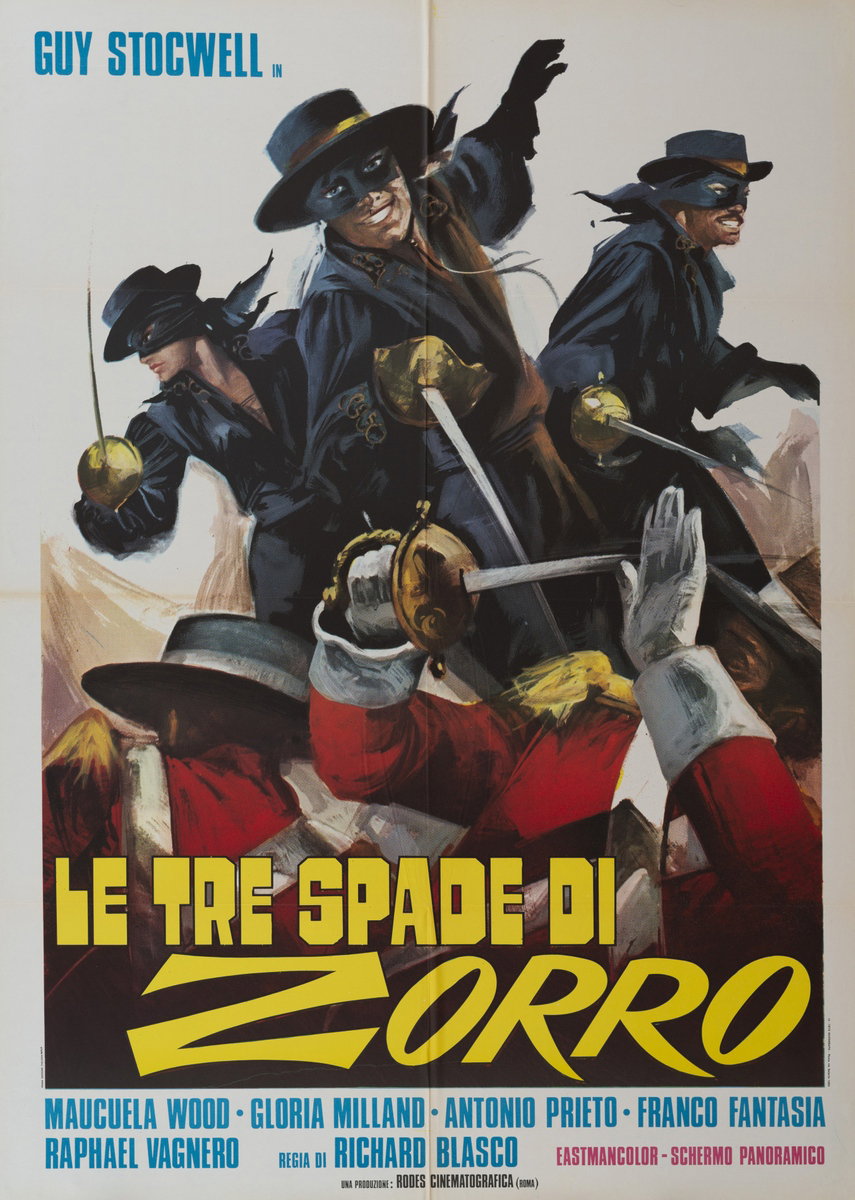 Poster 2 for the film Sword of Zorro (1963)