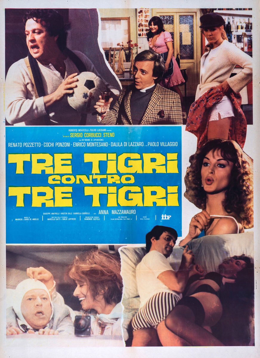 Tre tigri contro tre tigri - Manifesto 1