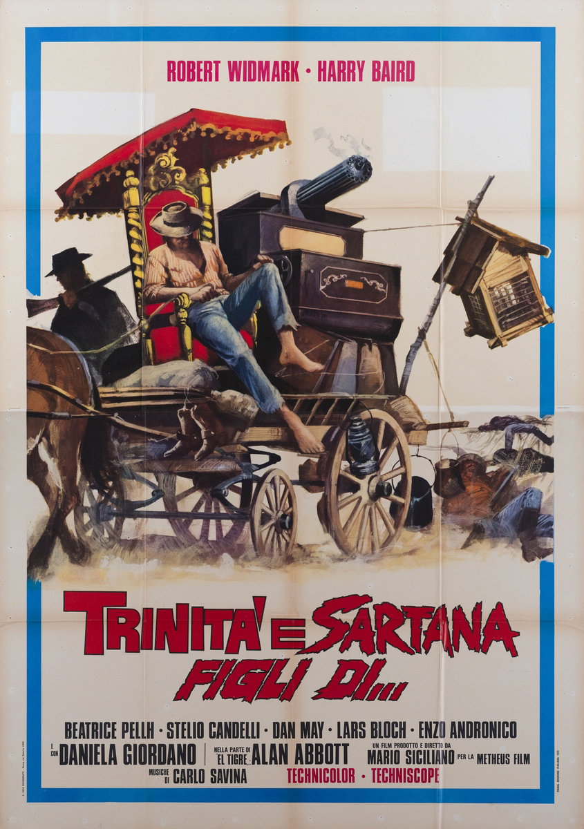 Manifesto 3 per il film Trinità e Sartana figli di... (1972)