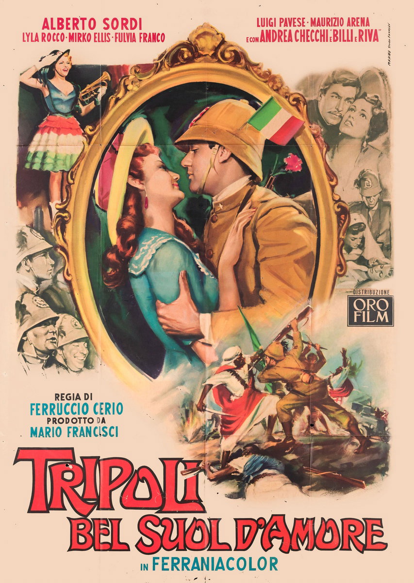 Manifesto 2 per il film Tripoli, bel suol d'amore (1954)