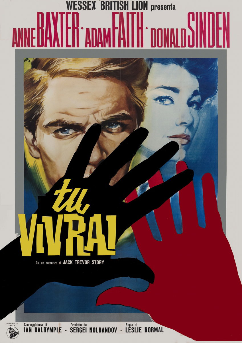 Manifesto 2 per il film Tu vivrai (1962), dipinto da Silvano Campeggi (Nano)