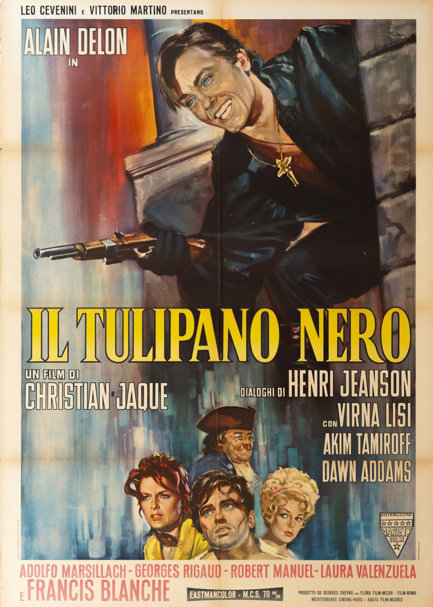 Manifesto 3 per il film Il tulipano nero (1964)