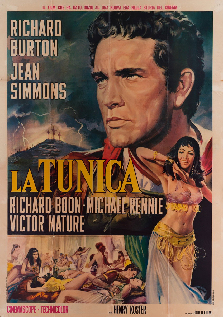 Manifesto 2 per il film La tunica (1953)
