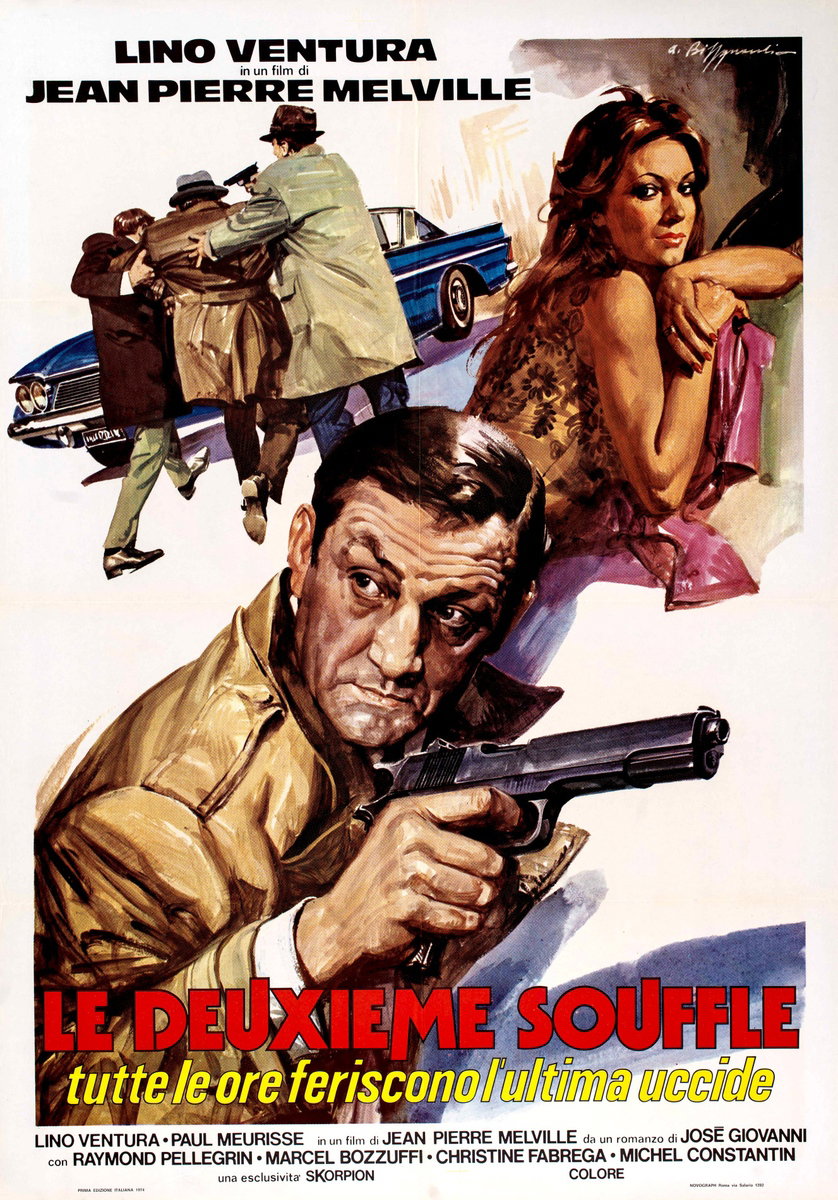 Poster 2 for the film Second Wind (1966), painted by Alessandro Biffignandi