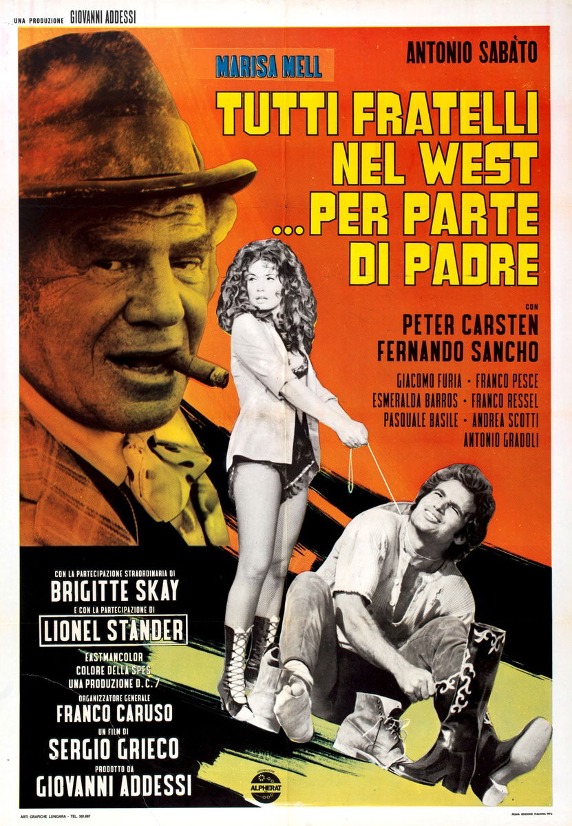 Tutti fratelli nel west... per parte di padre - Manifesto 1