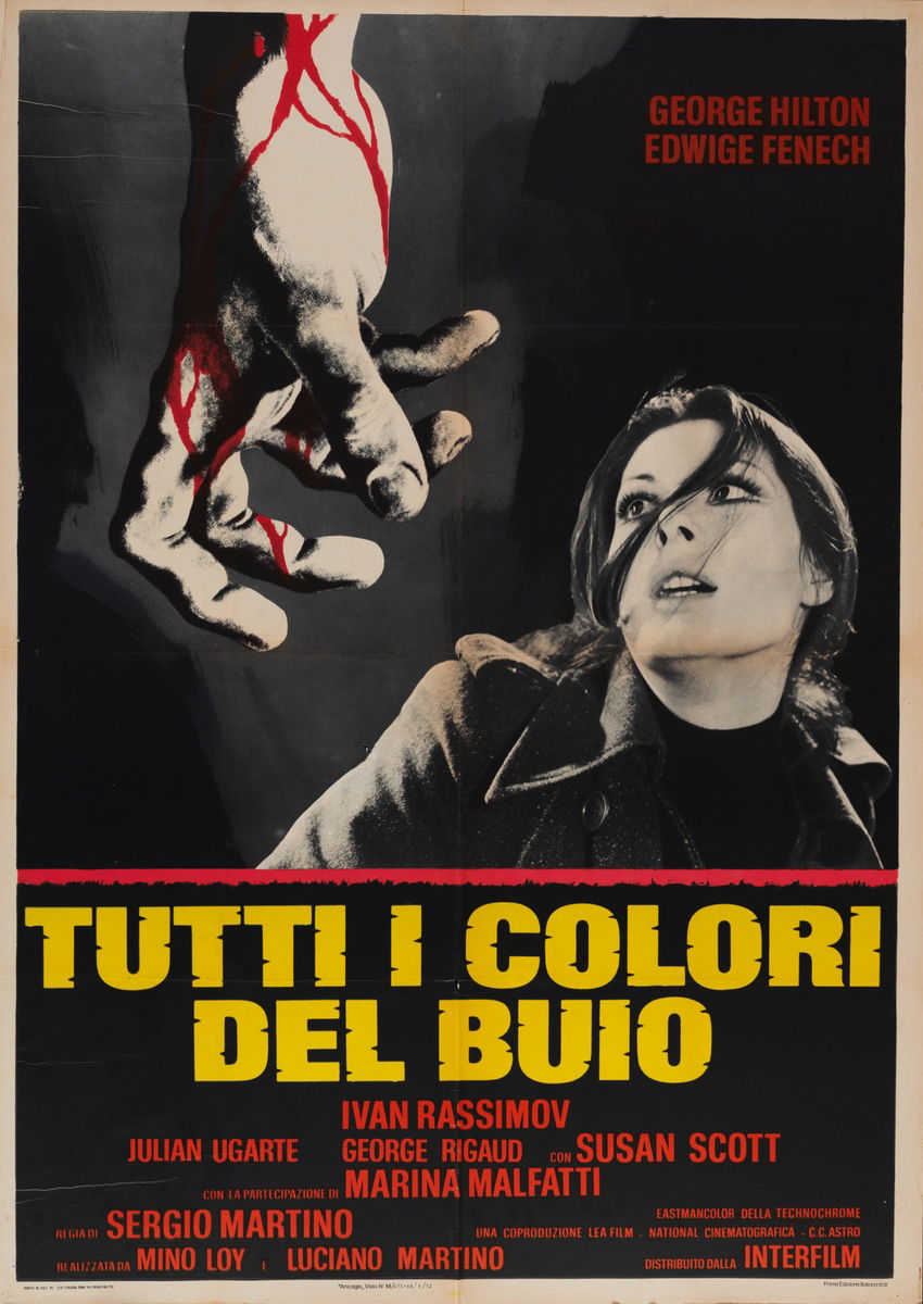 Tutti i colori del buio - Manifesto 1