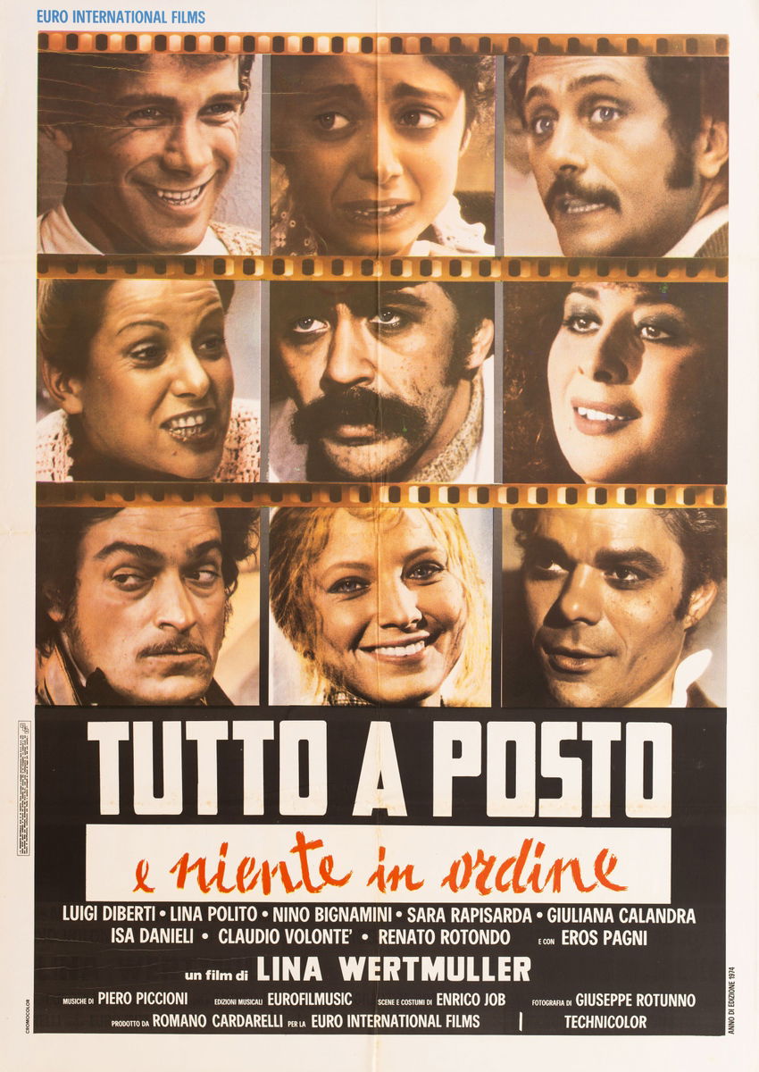 Tutto a posto e niente in ordine - Manifesto 1