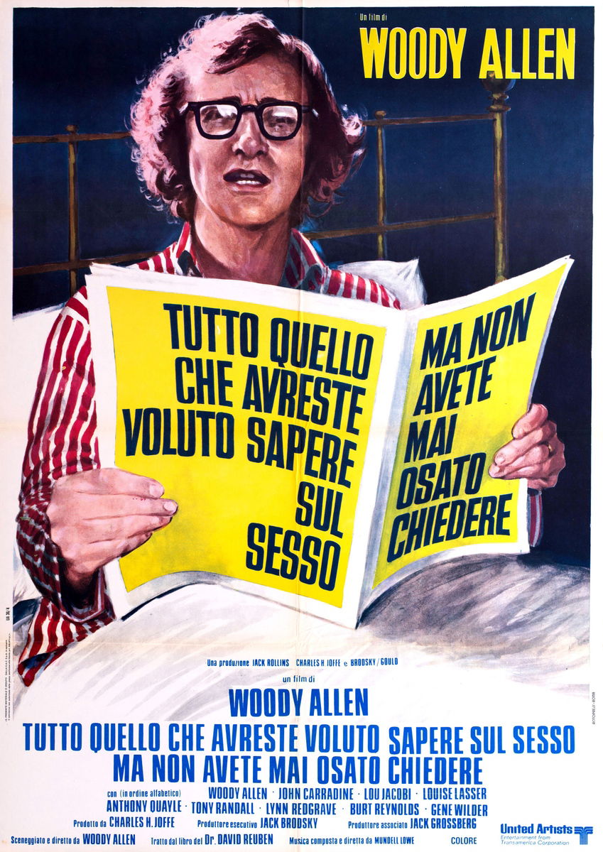 Tutto quello che avreste voluto sapere sul sesso ma non avete mai osato chiedere - Manifesto 1