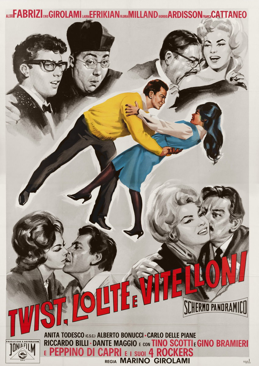 Manifesto 2 per il film Twist, lolite e vitelloni (1962)