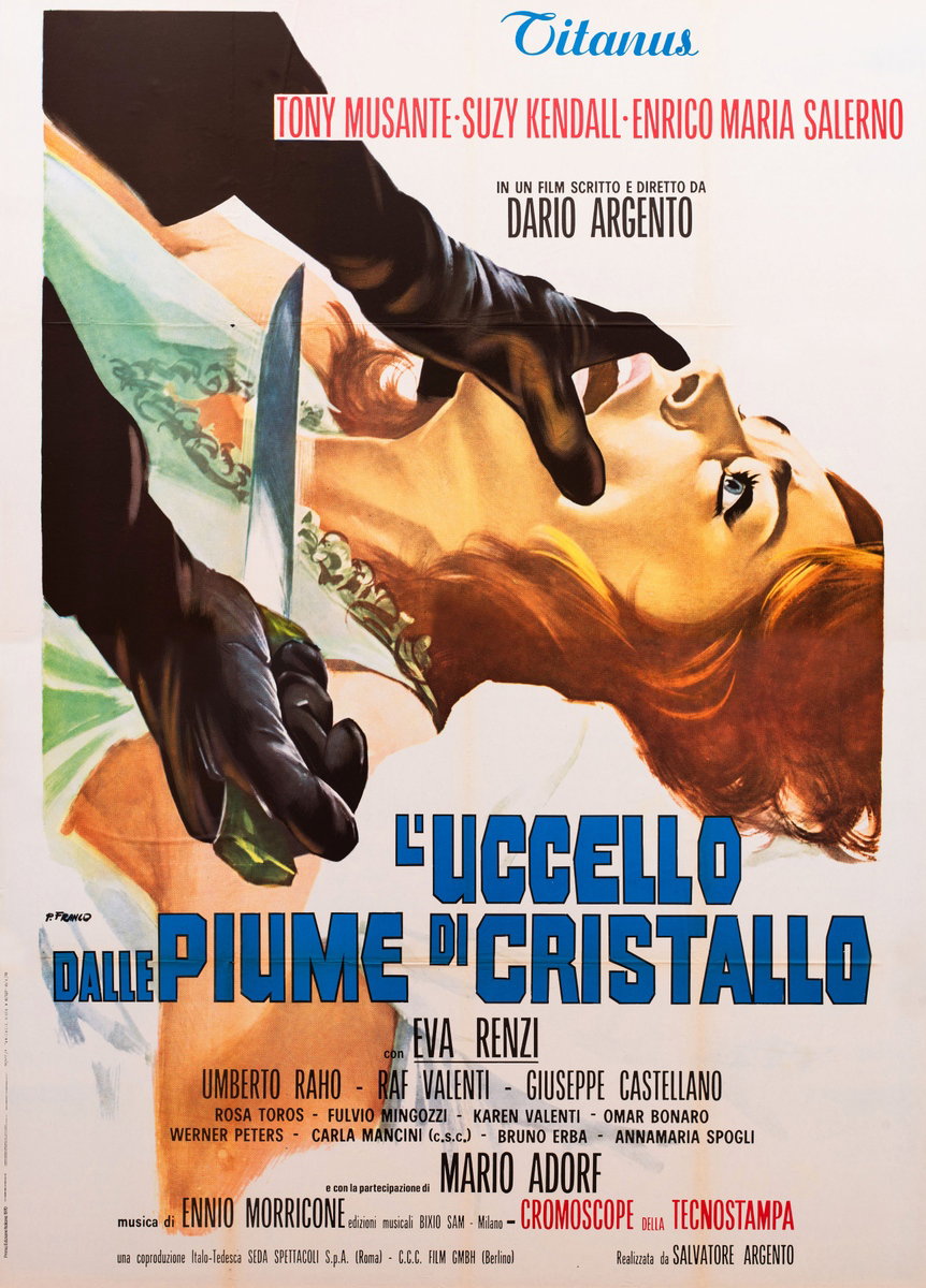 L'uccello dalle piume di cristallo - Manifesto 2