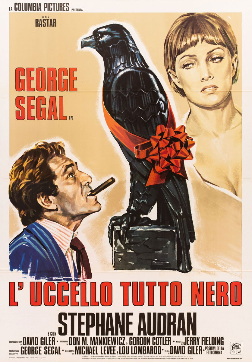 L'uccello tutto nero - Manifesto 1