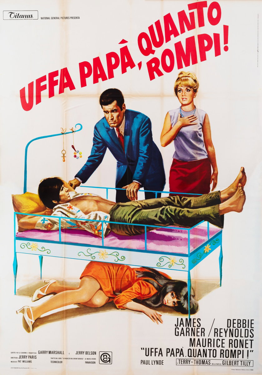 Manifesto 2 per il film Uffa papà quanto rompi (1968)