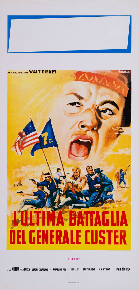 Locandina 2 for the film Tonka (1958), painted by Adelchi Serafini