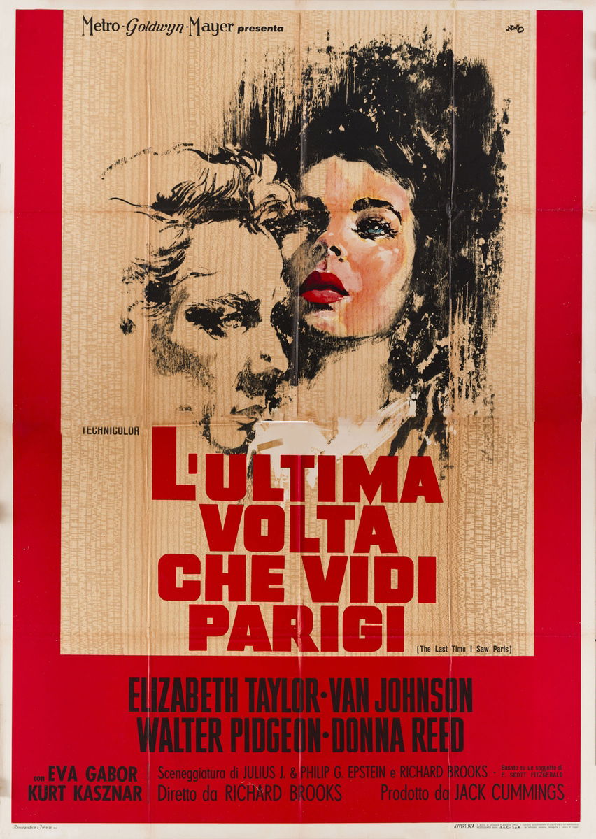 L'ultima volta che vidi Parigi - Manifesto 1