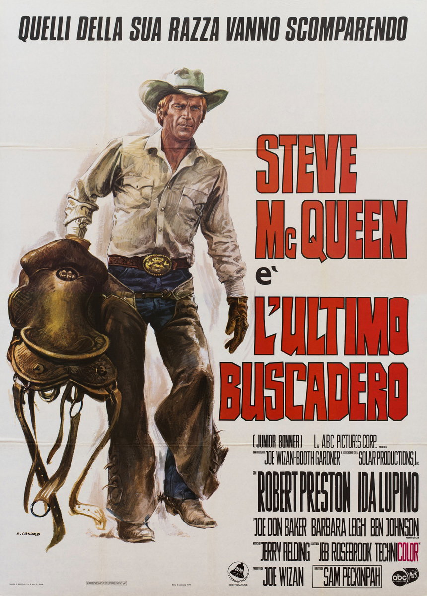 Manifesto 2 per il film L'ultimo buscadero (1972), dipinto da Renato Casaro (Renè)