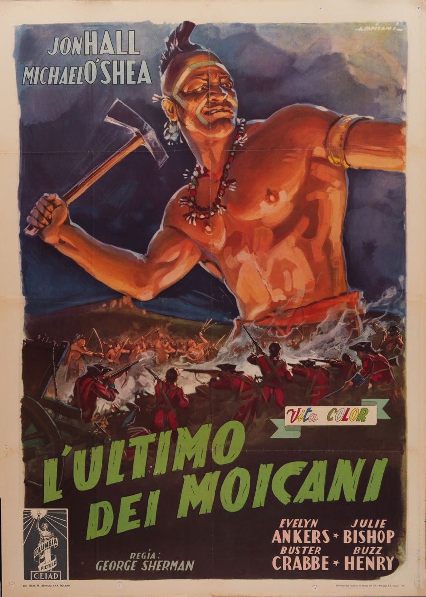 L'ultimo dei Mohicani - Manifesto 1