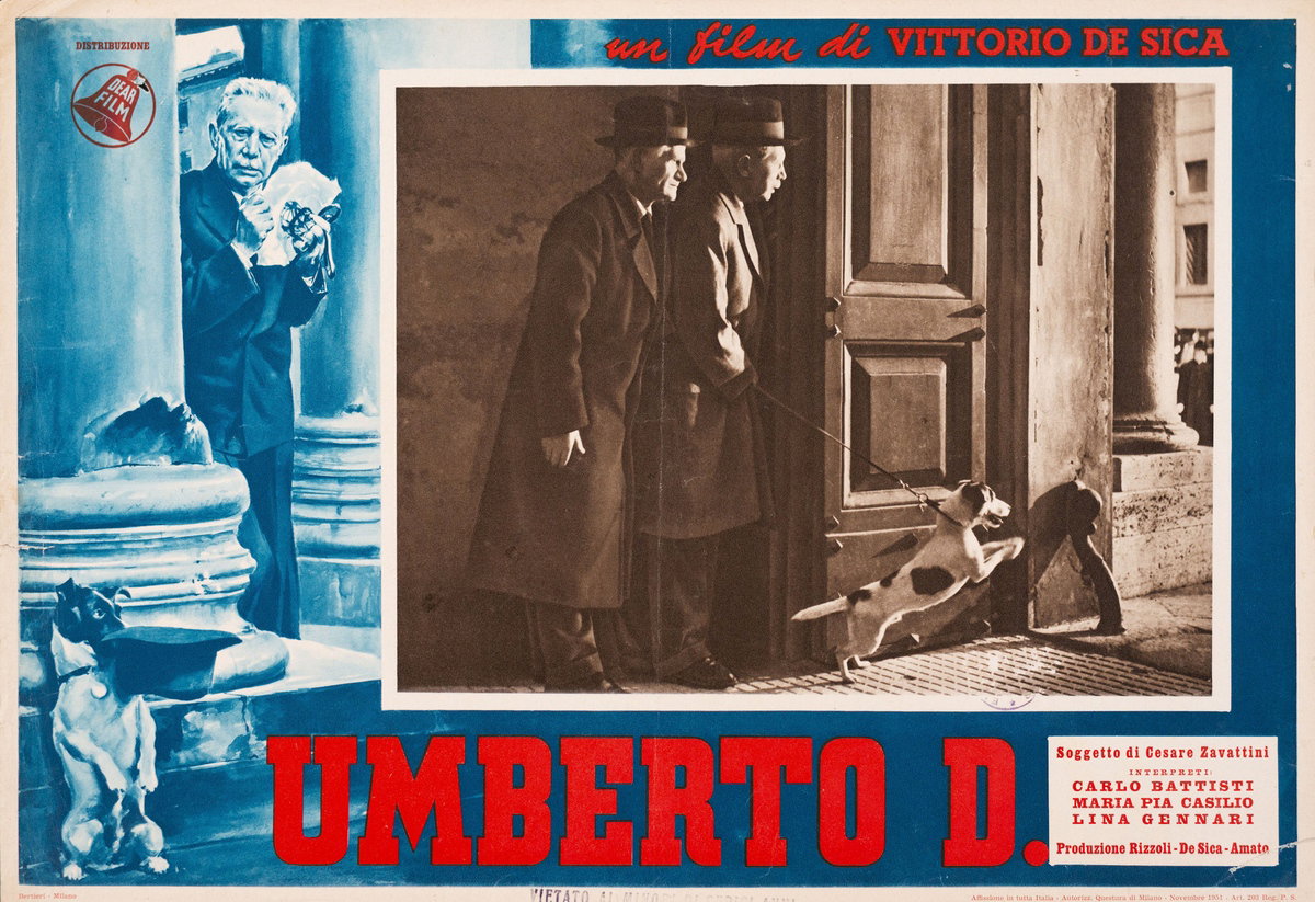 Fotobusta 5 per il film Umberto D. (1952)