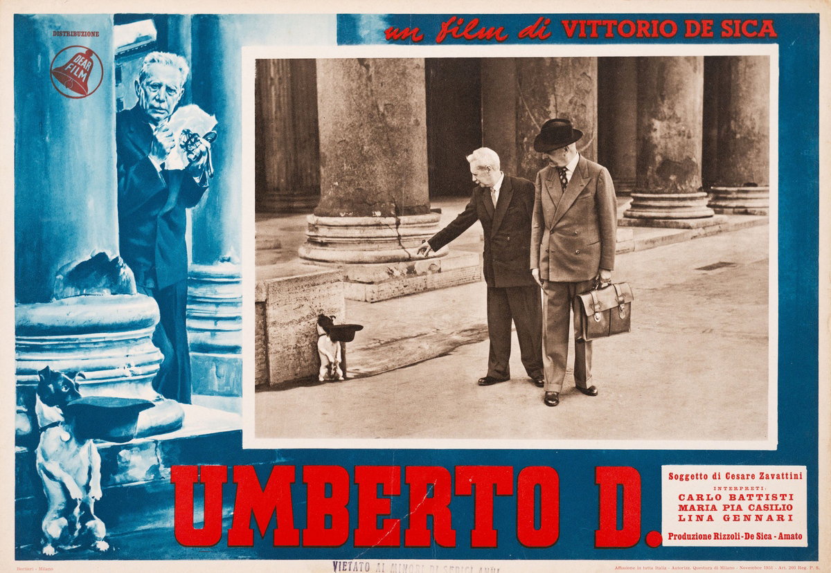 Fotobusta 4 per il film Umberto D. (1952)