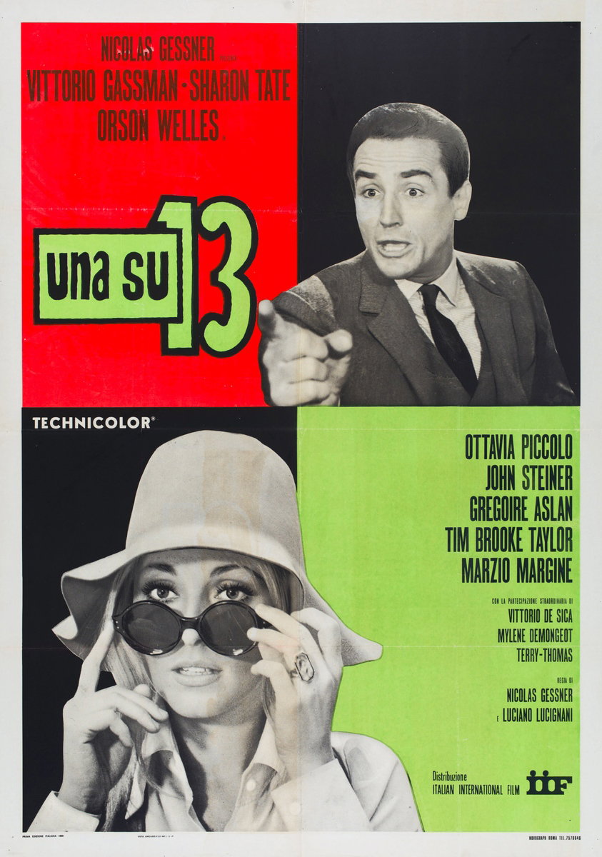 Manifesto 2 per il film Una su 13 (1969)
