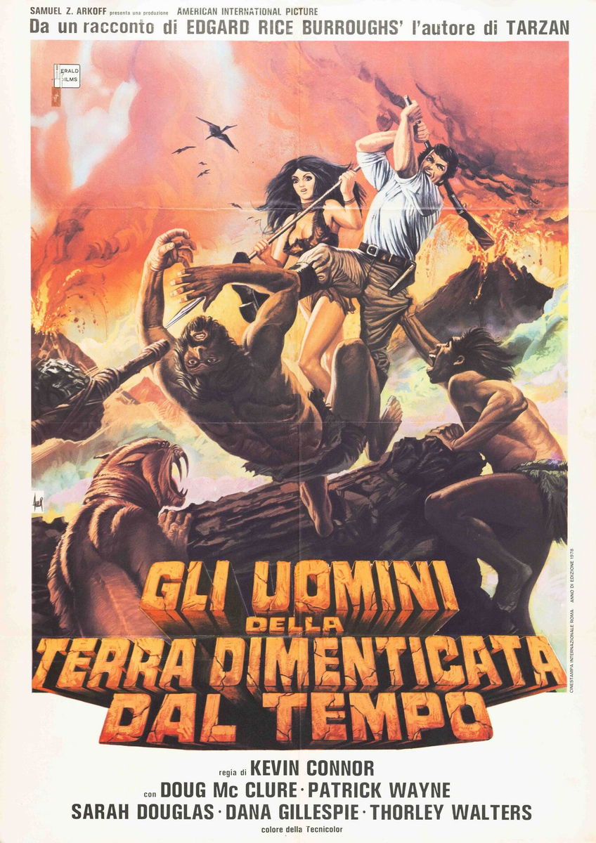 Gli uomini della terra dimenticata dal tempo - Manifesto 1