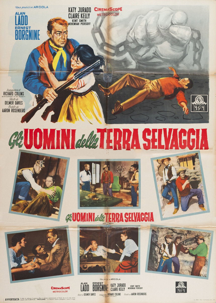 Poster 2 for the film The Badlanders (1958)
