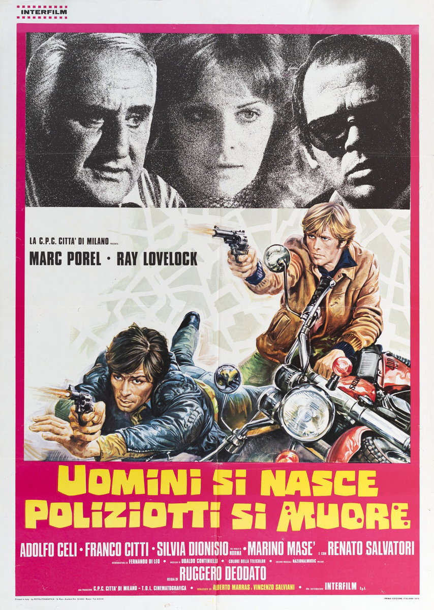 Poster 2 for the film Live Like a Cop, Die Like a Man (1976)