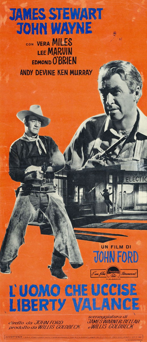 The Man Who Shot Liberty Valance - Lobby Card 1